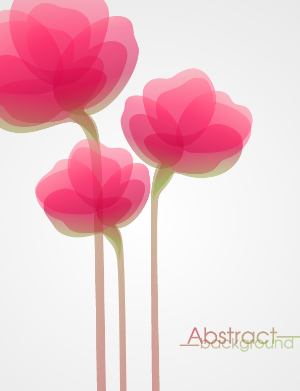 free vector Flowers vector fashion